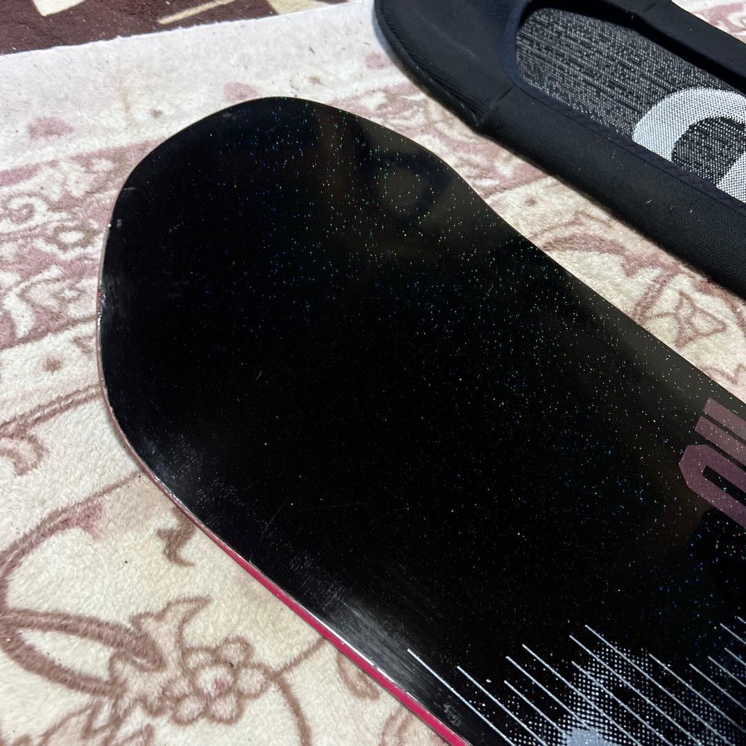 美品 011Artistic FLATKING 150cm スノーボードセット