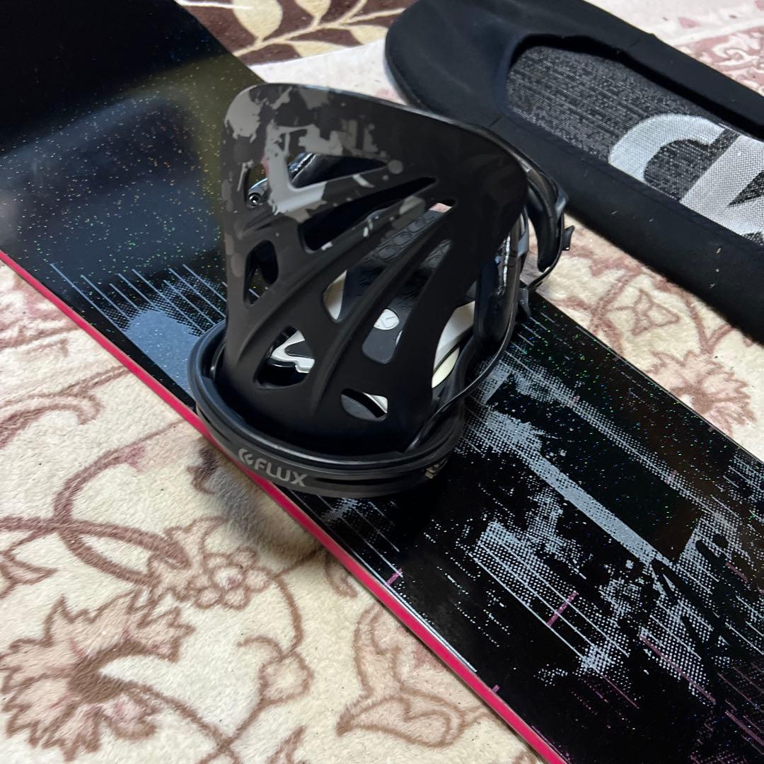 美品 011Artistic FLATKING 150cm スノーボードセット