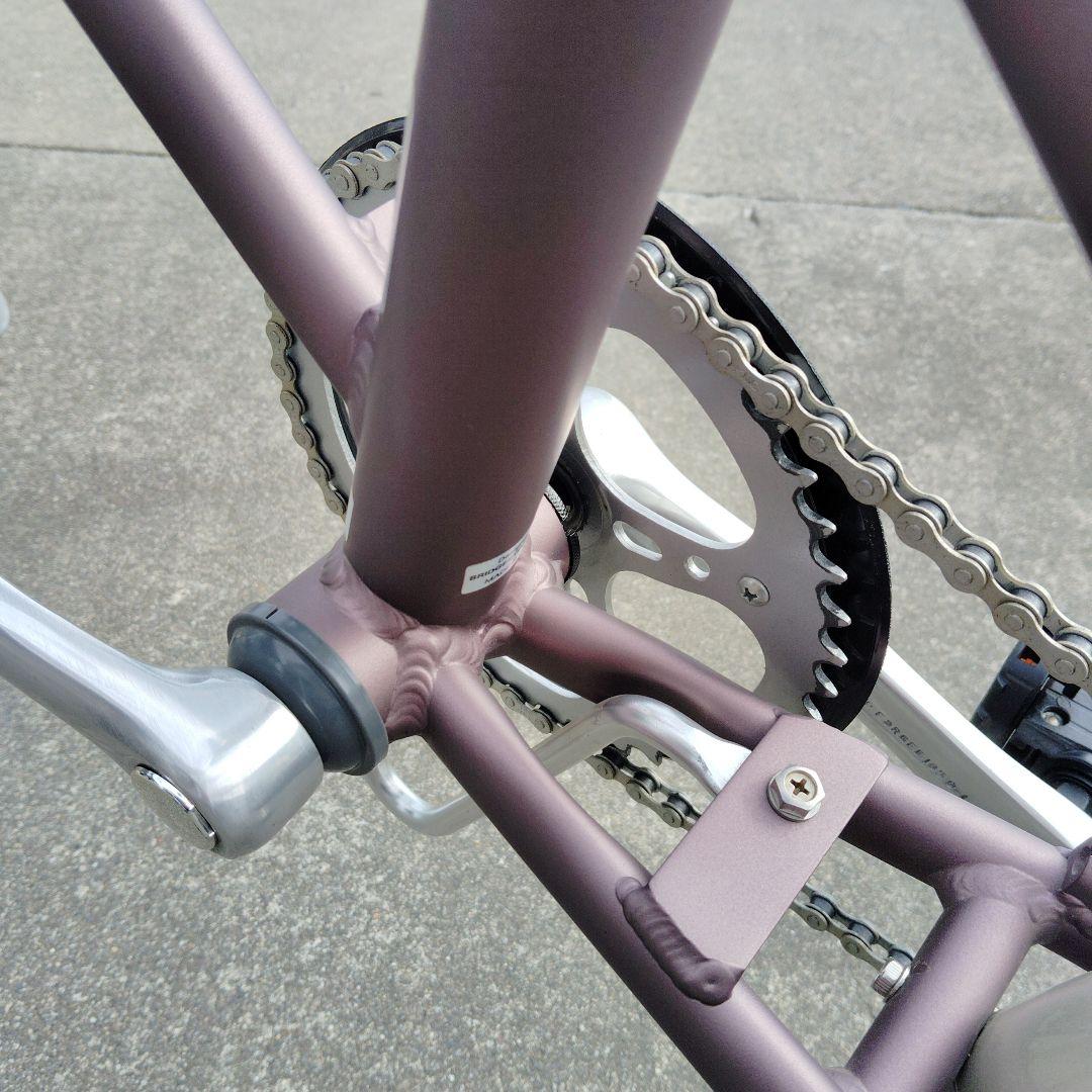 ブリヂストン　スニーカーライト160パープル　折りたたみ自転車
