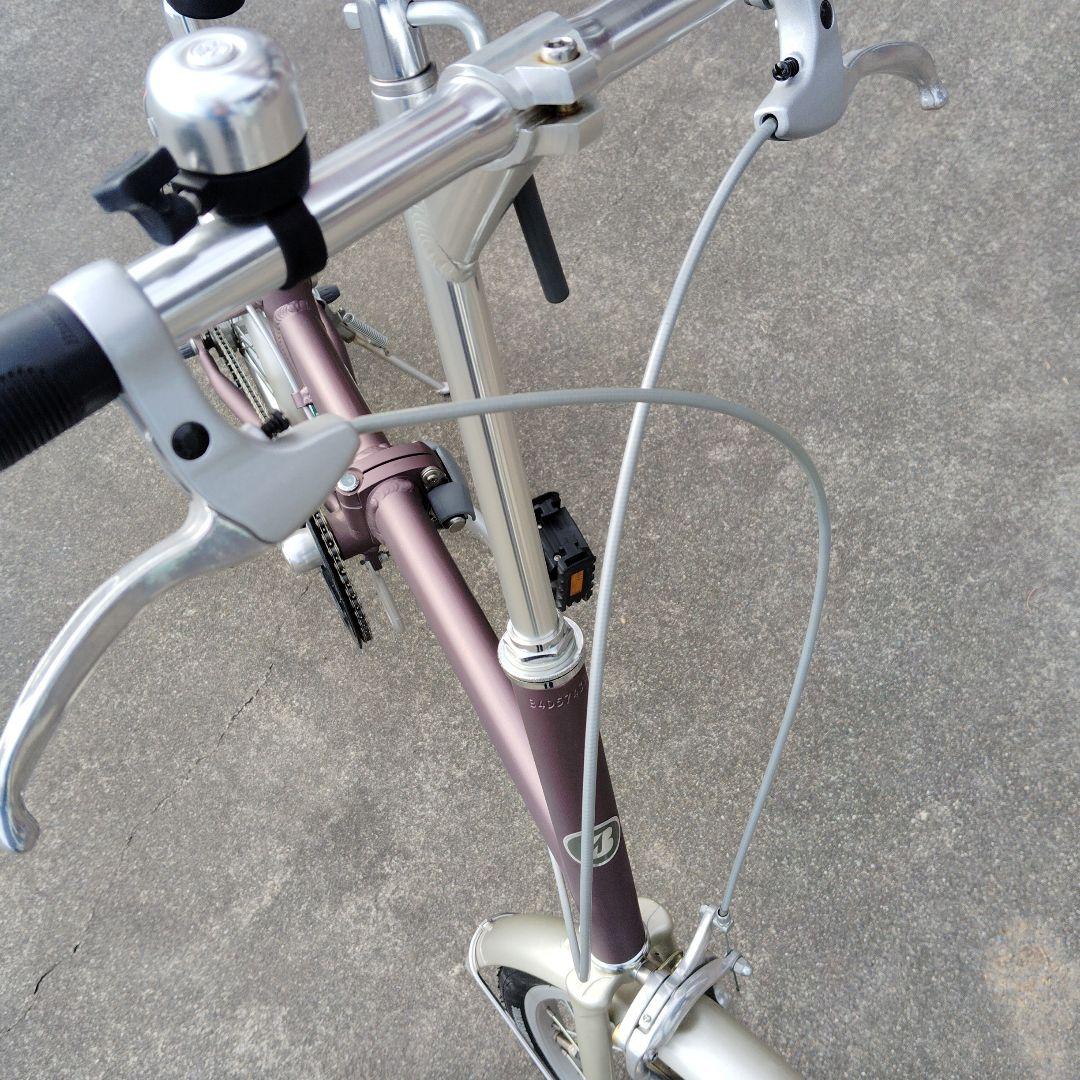 ブリヂストン　スニーカーライト160パープル　折りたたみ自転車