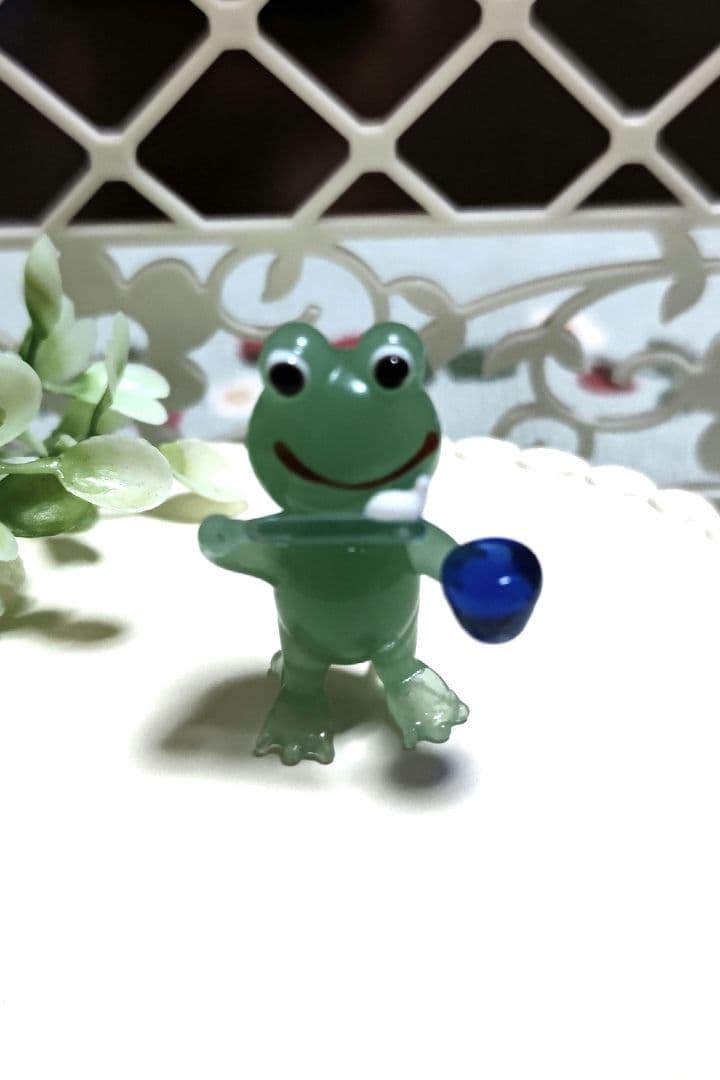 かえるの歯磨き