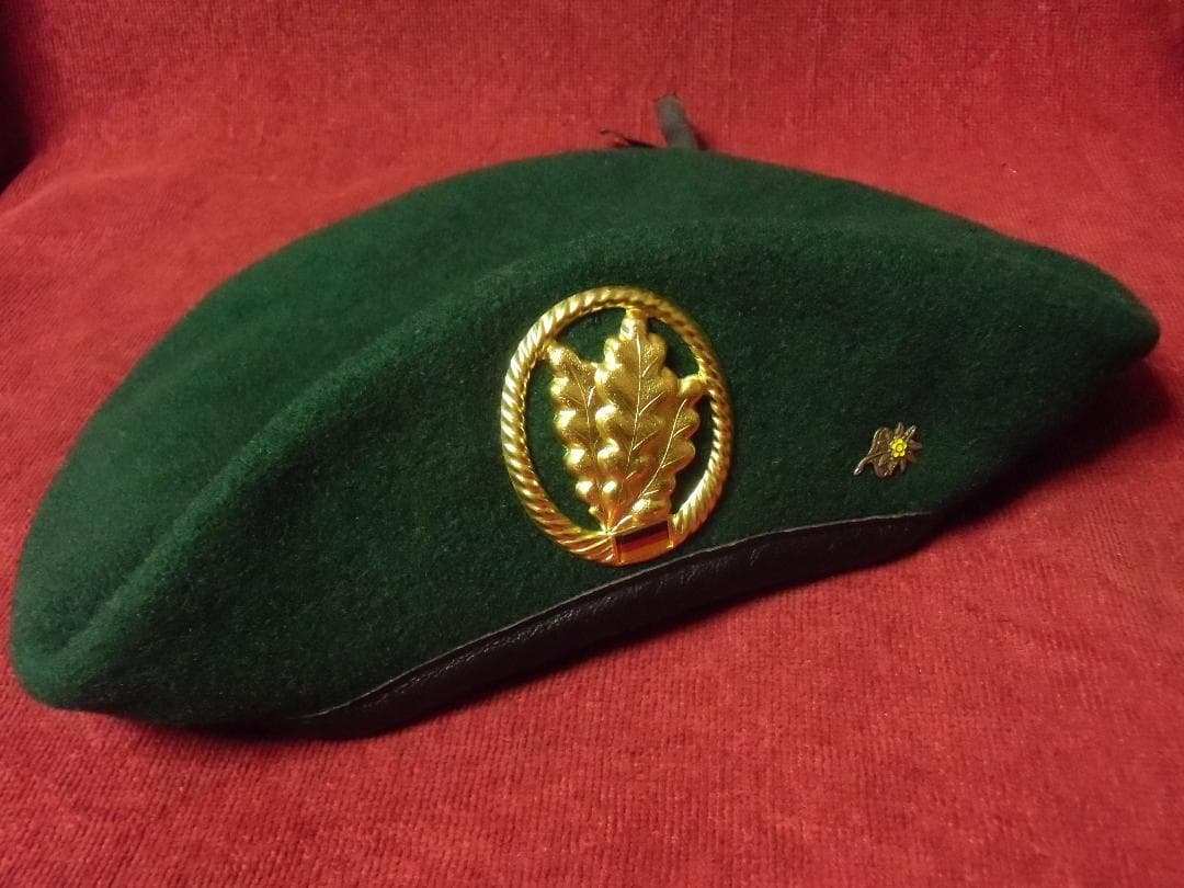 ＢＷドイツ軍/連邦軍＊歩兵/猟兵/Jägertruppeベレー帽＊５９（実物）