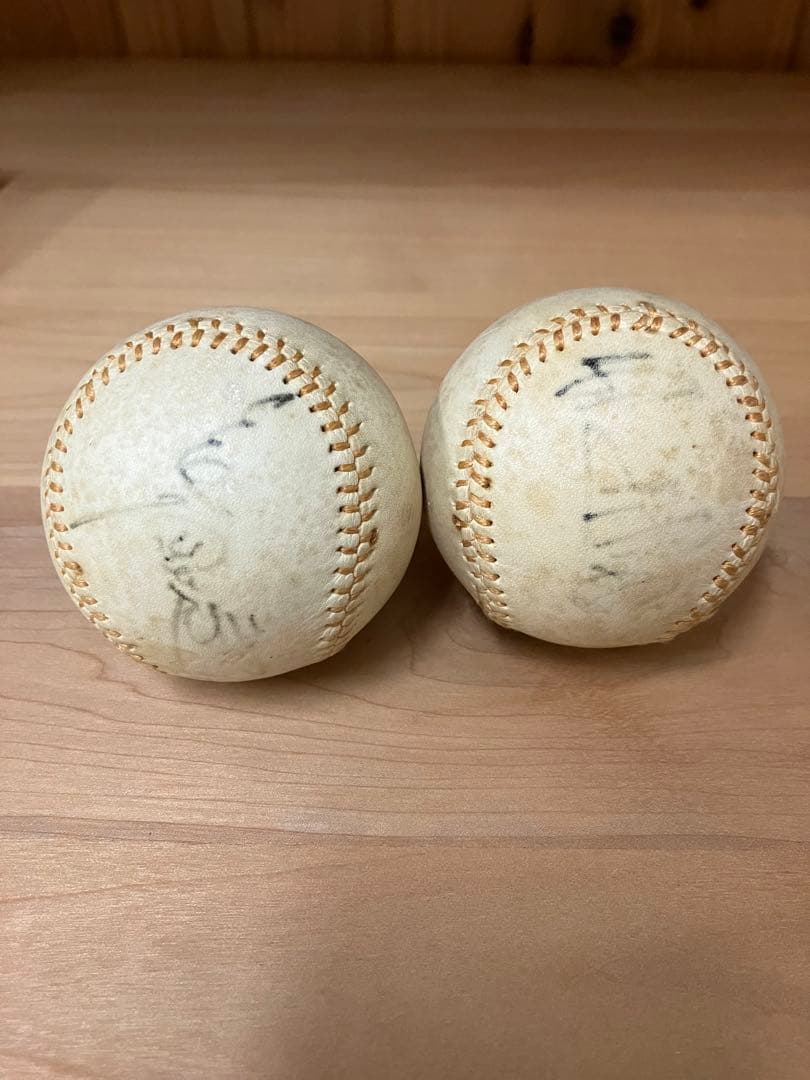 長嶋茂雄　王貞治　直筆サインボール　読売巨人軍　読売ジャイアンツ