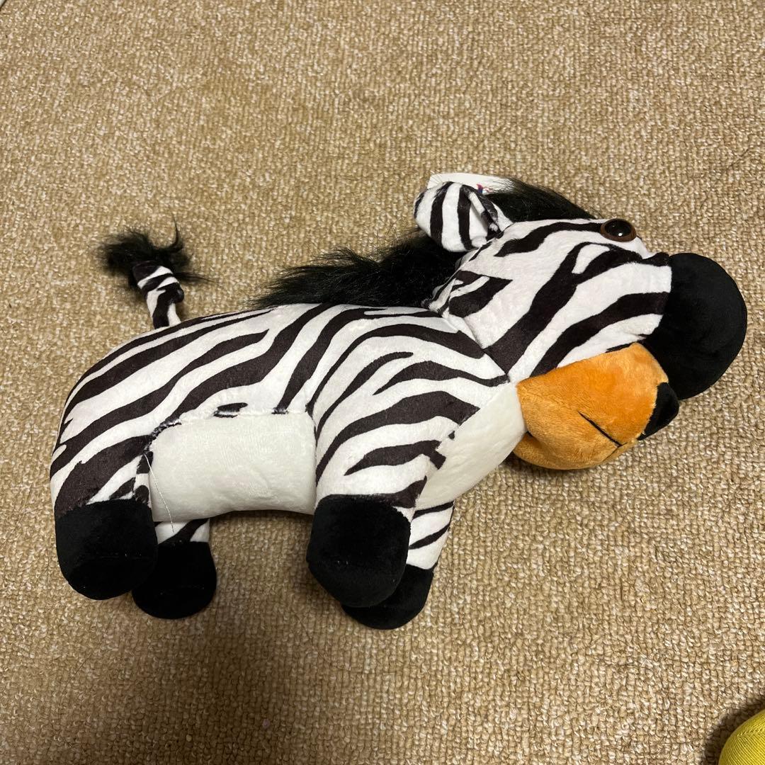 ポップ サーカス シマウマ イヌ ぬいぐるみ