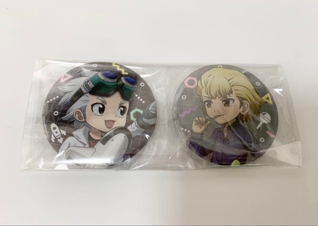 Dr.STONE ゼノ　スタンリー　幼少期　缶バッジセット　ドクターストーン