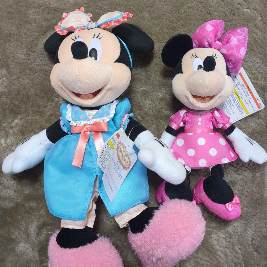 【にゃ】ミニーマウス ぬいぐるみセット