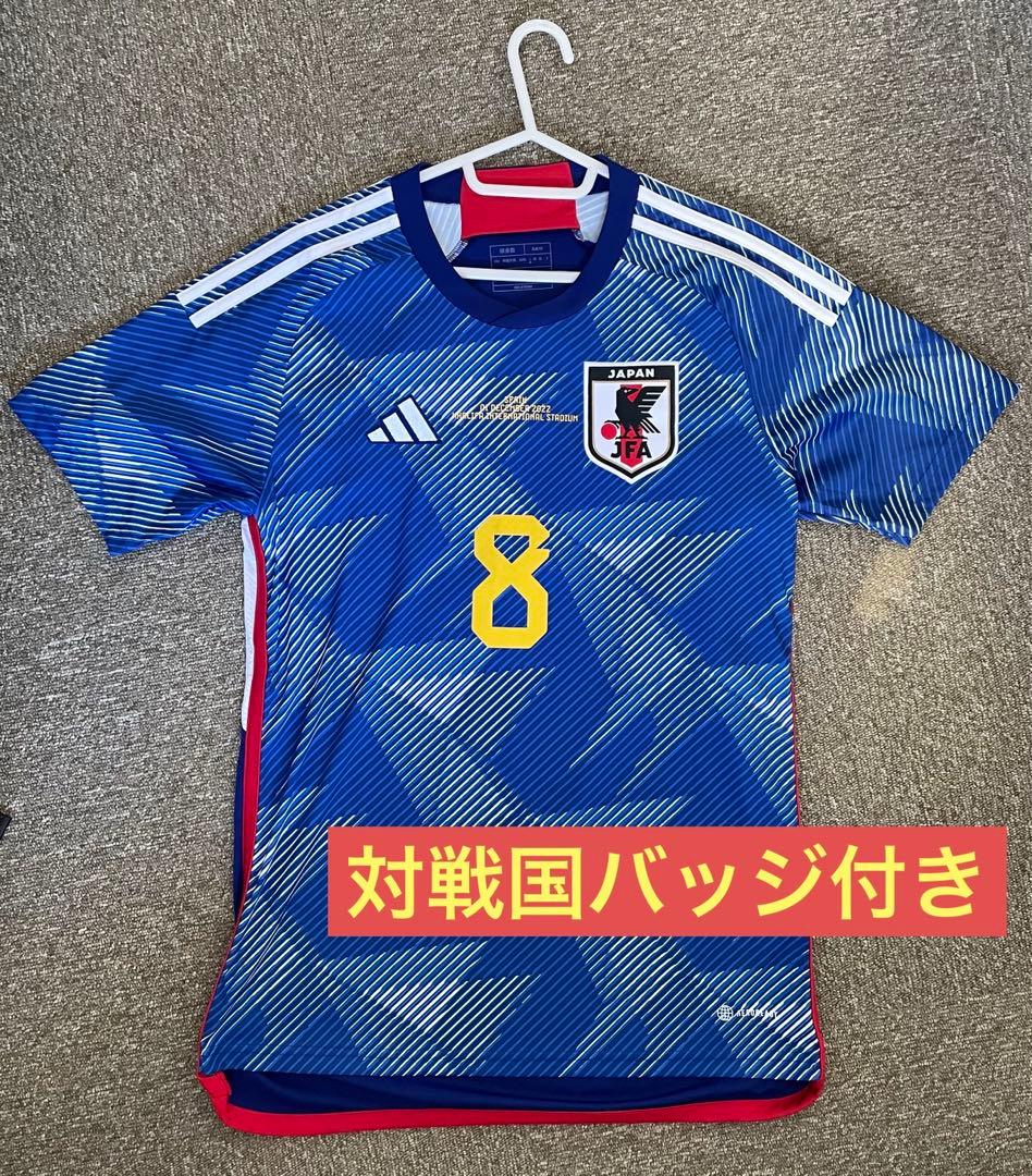 日本代表　堂安律　ユニフォーム　対戦国バッジ付き　レプリカ　Mサイズ