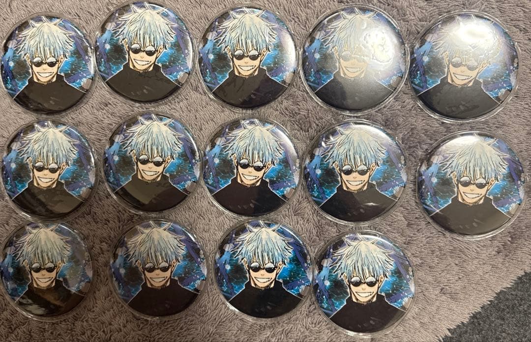 呪術廻戦 五条悟 原作缶バッジ 第1弾