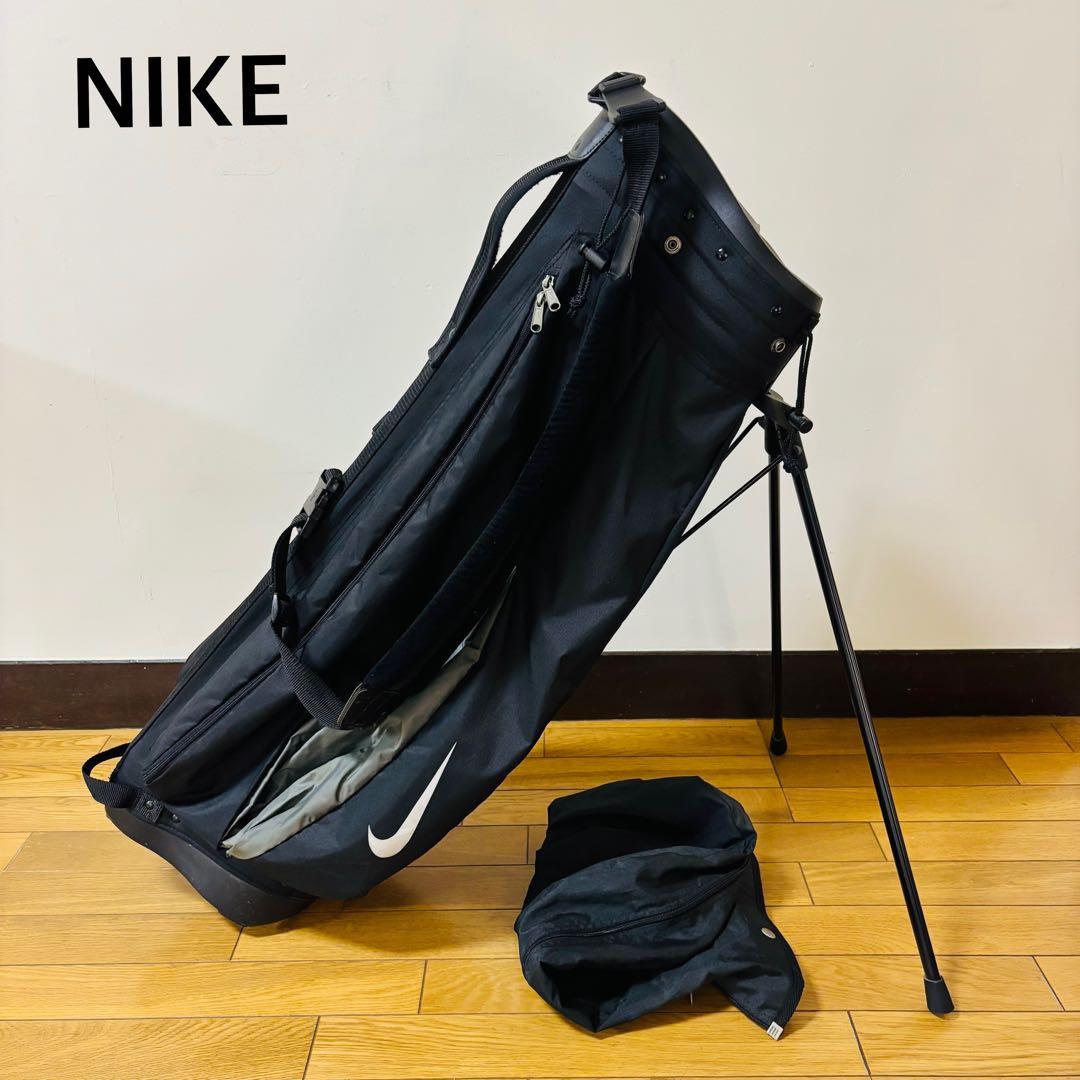 【希少品】NIKE ナイキ　キャディバッグ スタンド式　5分割　送料込み