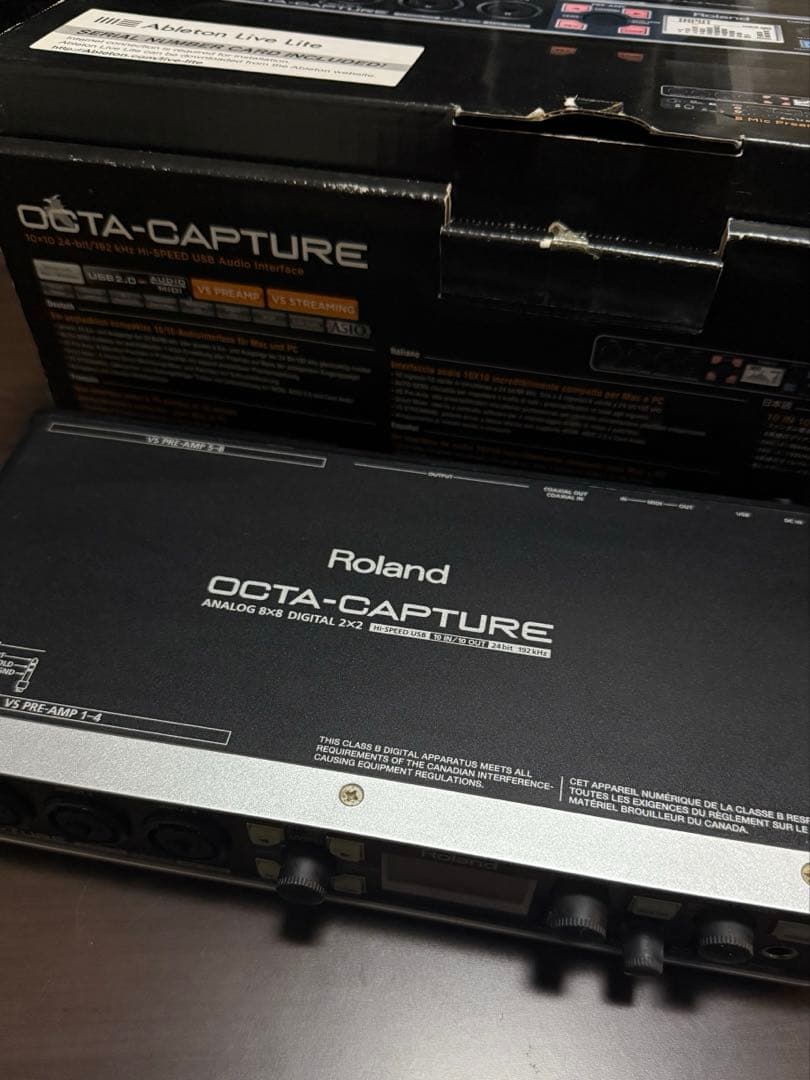 Roland OCTA-CAPTURE オーディオインターフェイス