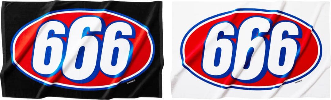 新品未使用 Supreme 666 Beachtowel White 白 ビーチ
