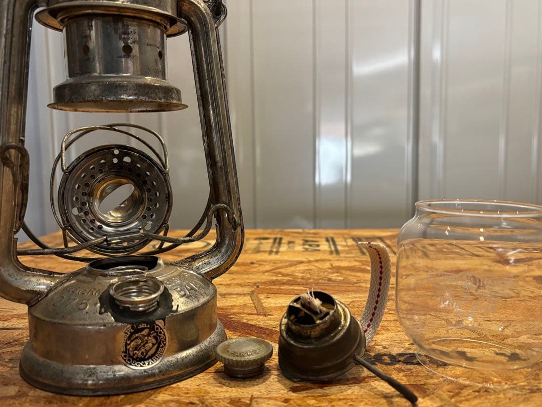 Feuerhand 275 ランタン Farms / 錫メッキ 西ドイツ製