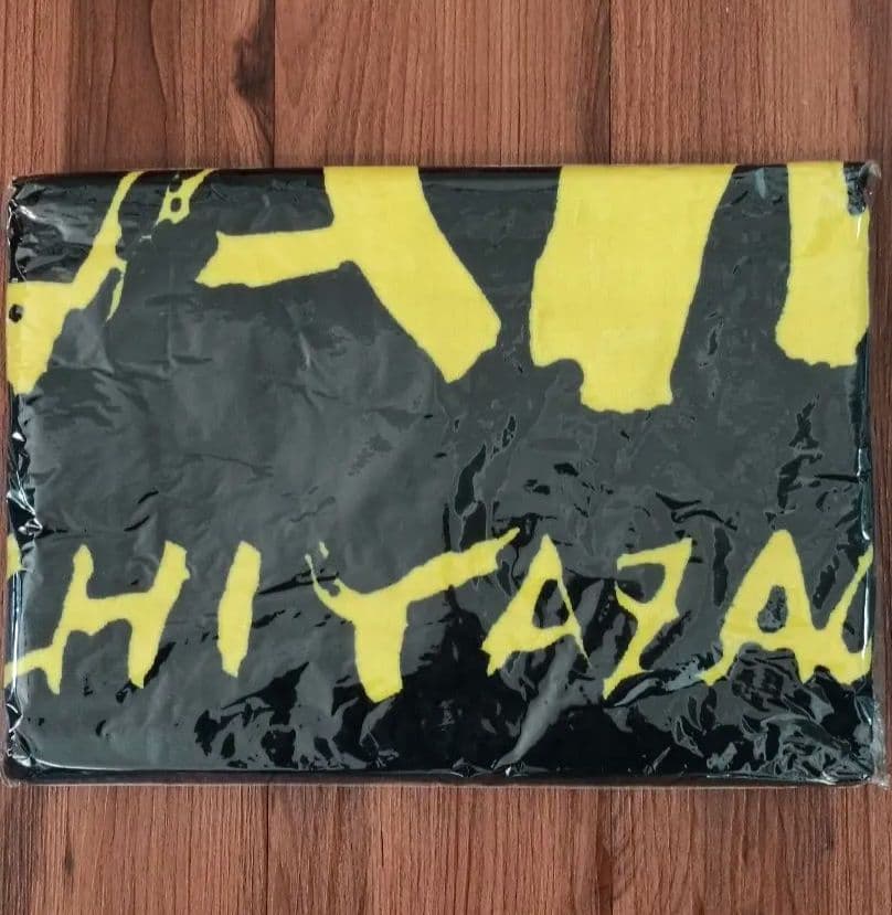 【新品未開封】矢沢永吉 スペシャルビーチタオル　SBT（フデ）ブラック/イエロー