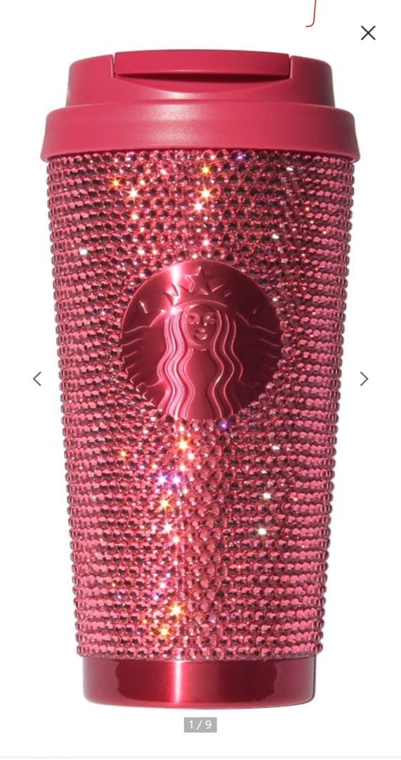 バレンタイン2026ステンレスタンブラーラインストーン473ml