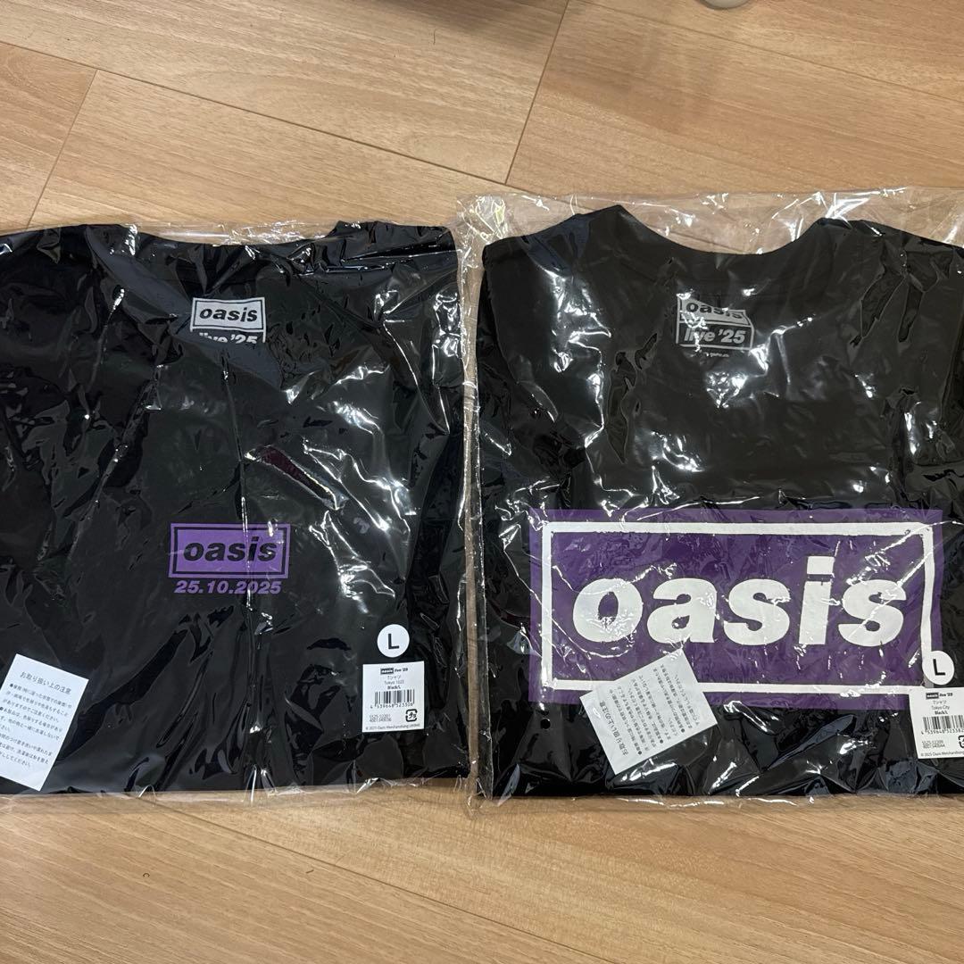 oasis tシャツ live 25 TOKYO 2種サイズL