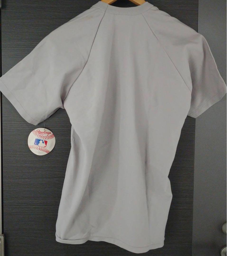 80’s·新品！ローリングス製·TXレンジャーズ·アウェイユニT　L　グレー