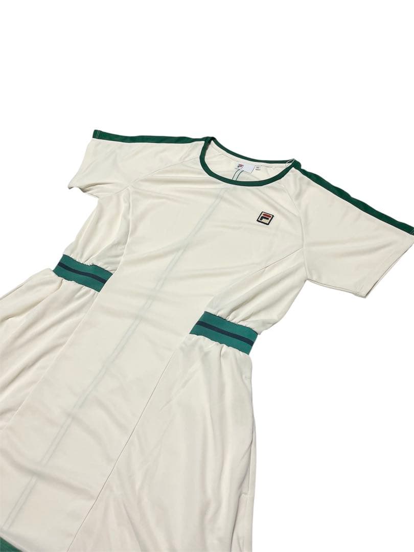【未使用品】FILA テニスウェア ワンピース XLサイズ グリーン