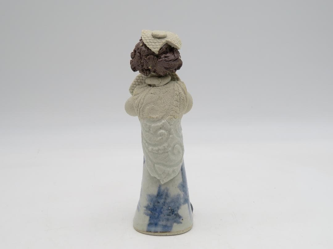 青芳人形 5点セット 陶器人形 森元青芳 砥部焼 オブジェ 置物 インテリア