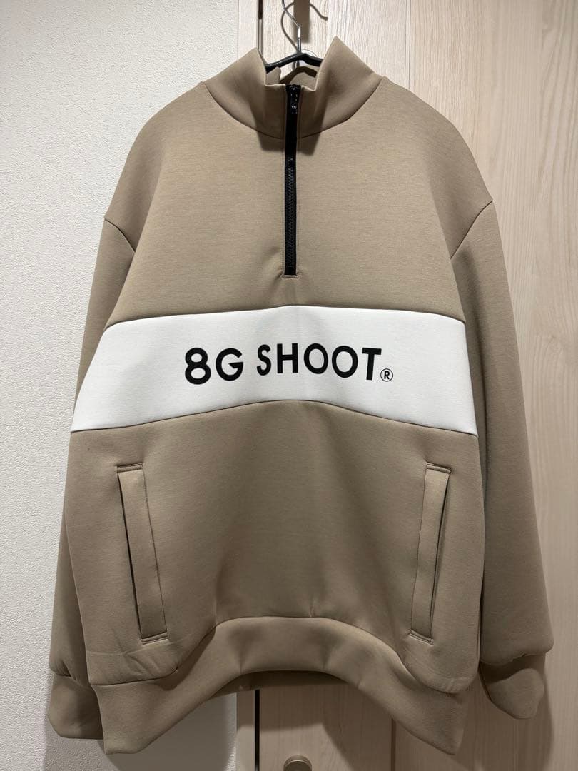 8G SHOOT ベージュ ハーフジップ トレーナー　窪塚洋介　値下げ不可　特価