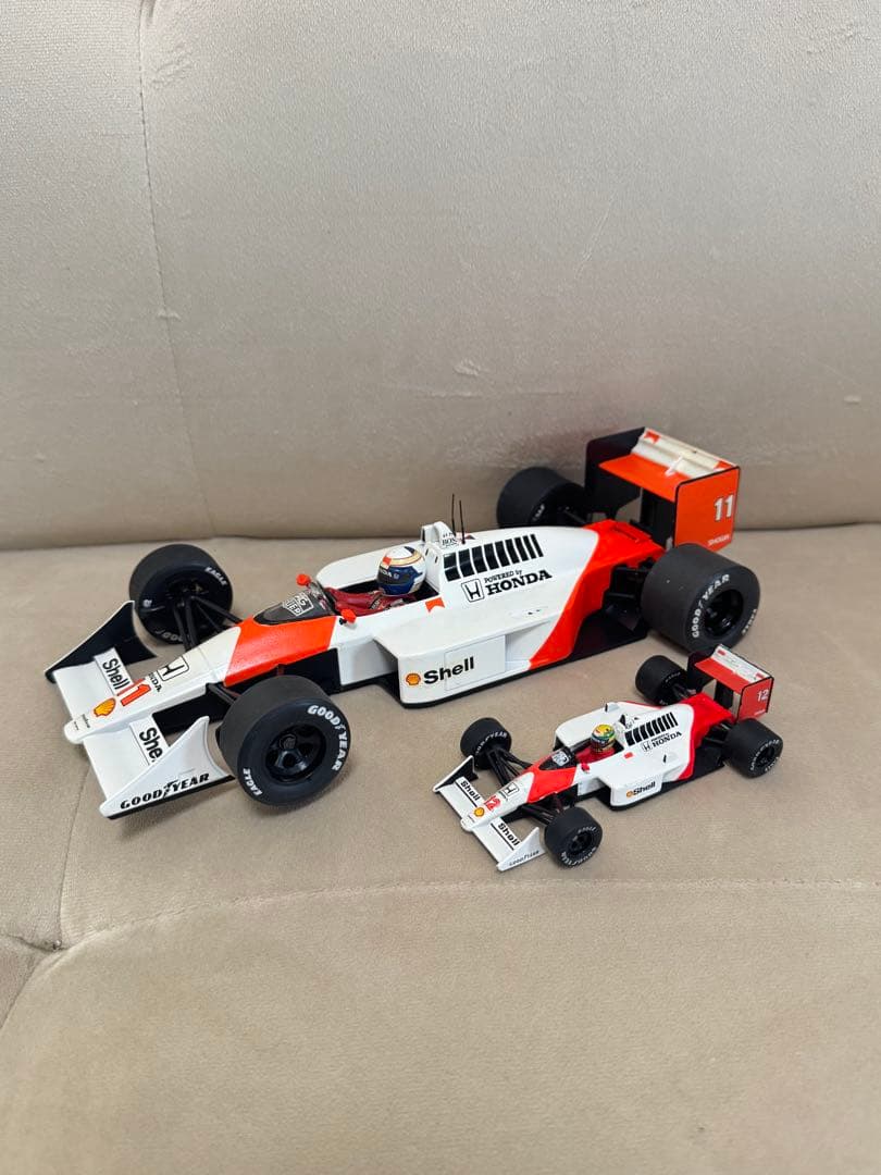 F1 1/18・1/43 アイルトンセナ ミニカー セット