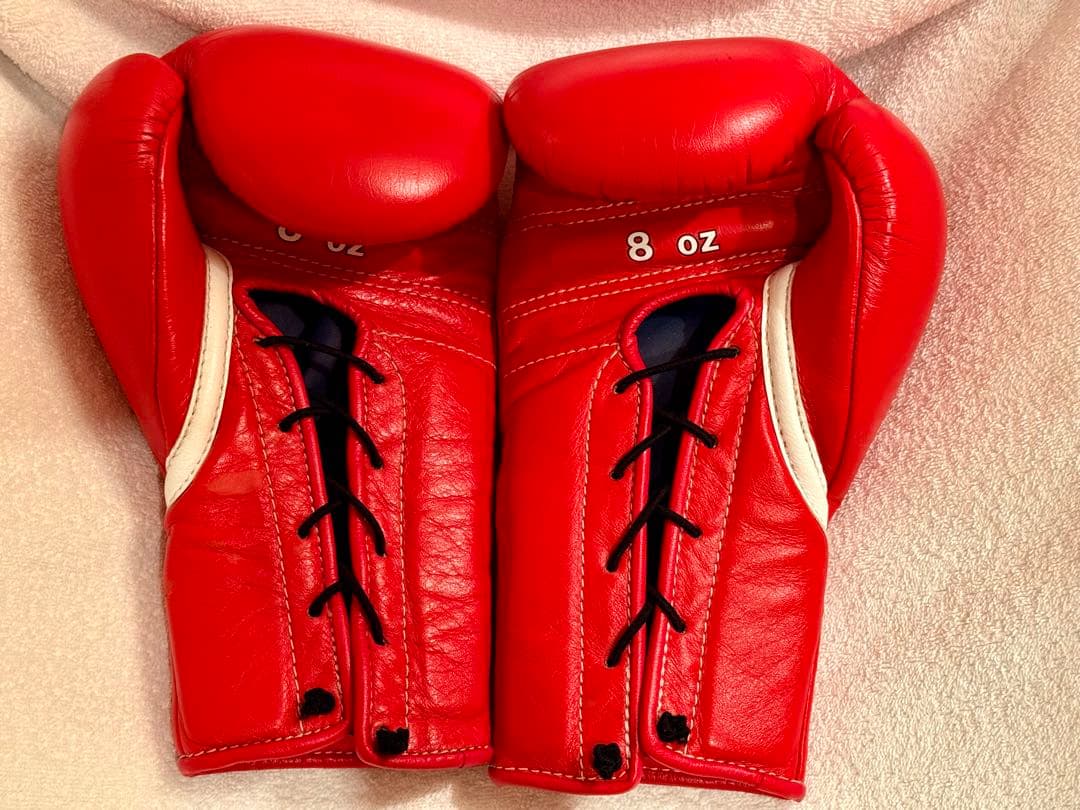 Winning ボクシンググローブ 8oz 赤　中古