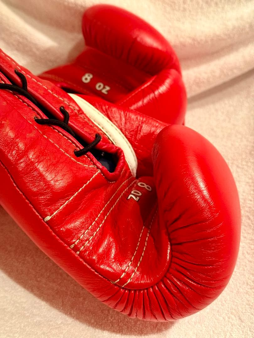 Winning ボクシンググローブ 8oz 赤　中古