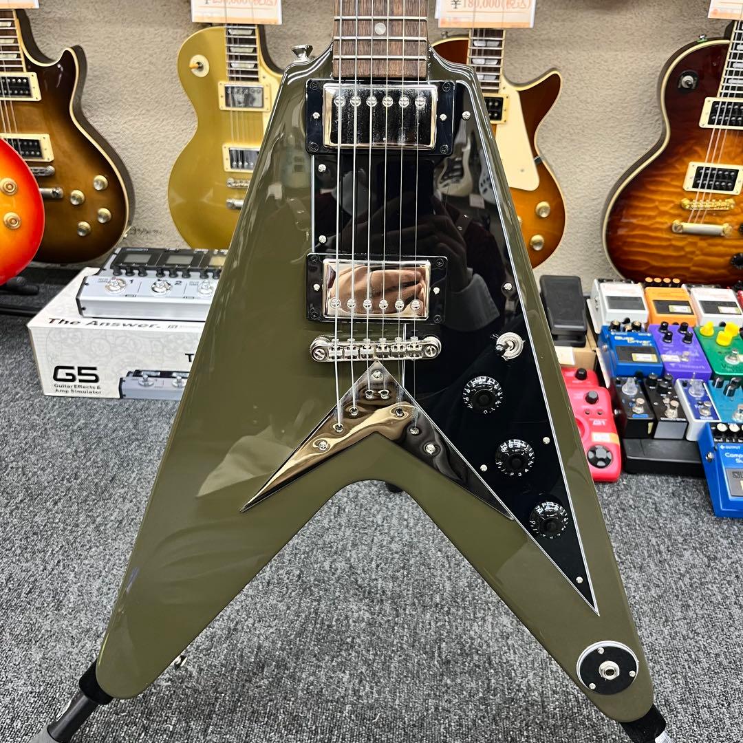 【11454】Epiphone Flying V Olive Green