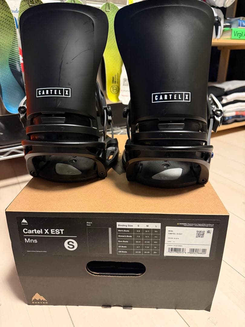 Burton Cartel X EST ビンディング S ブラック