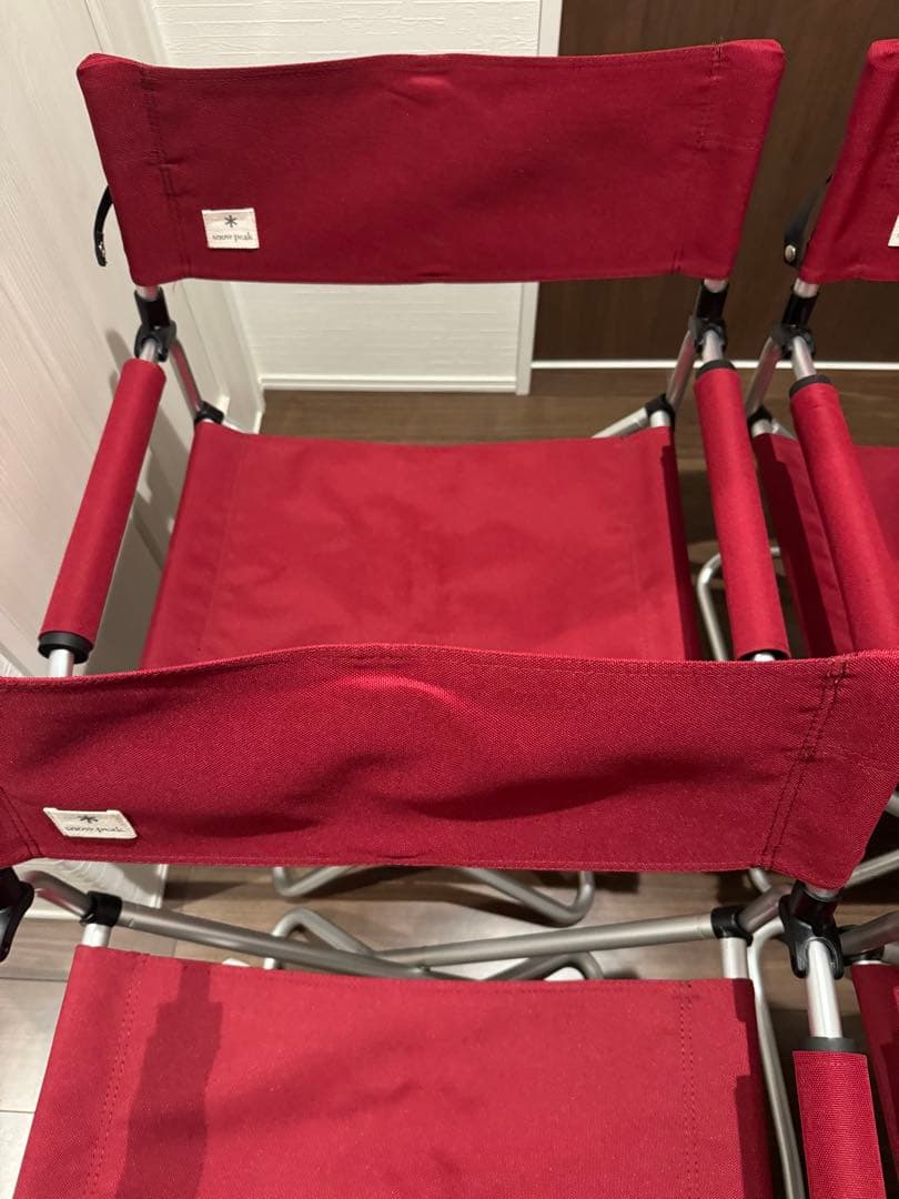 スノーピーク　FDチェアワイド RD 4脚セット