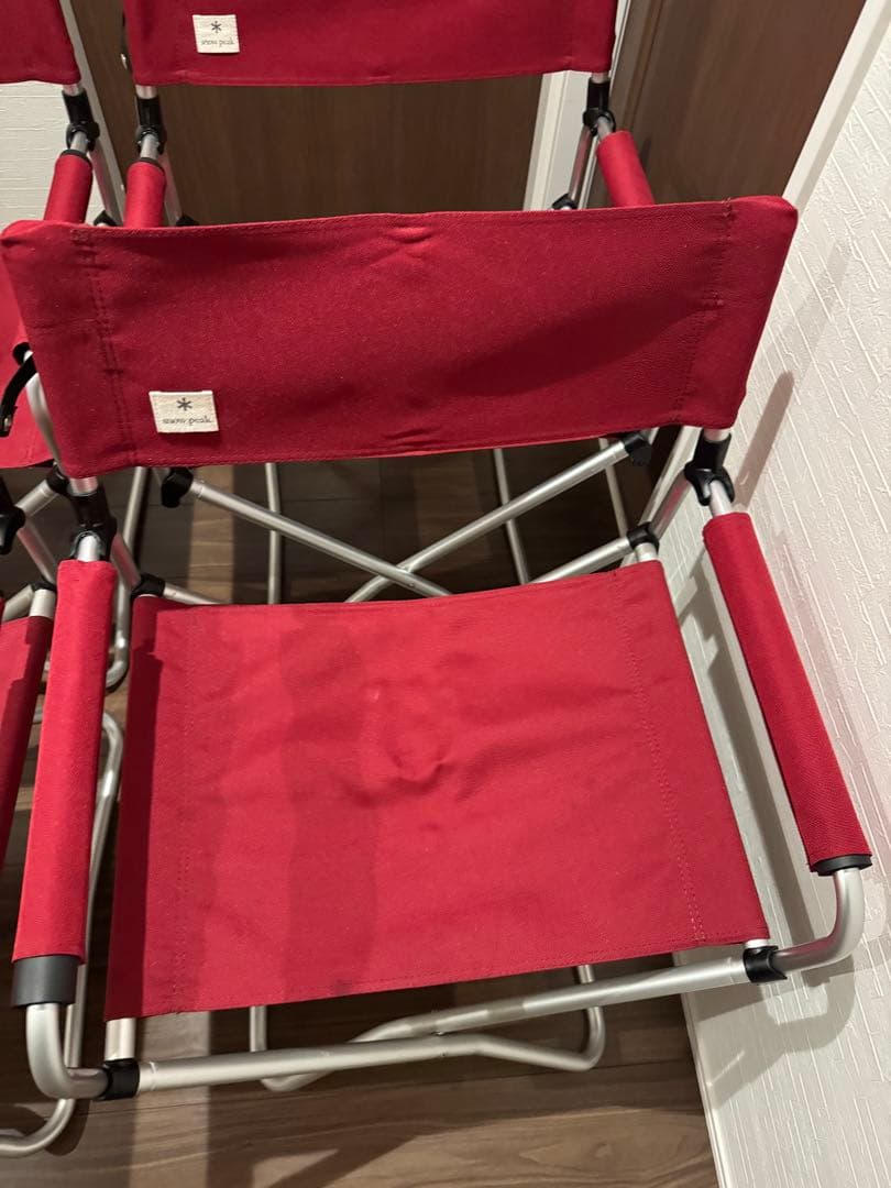 スノーピーク　FDチェアワイド RD 4脚セット