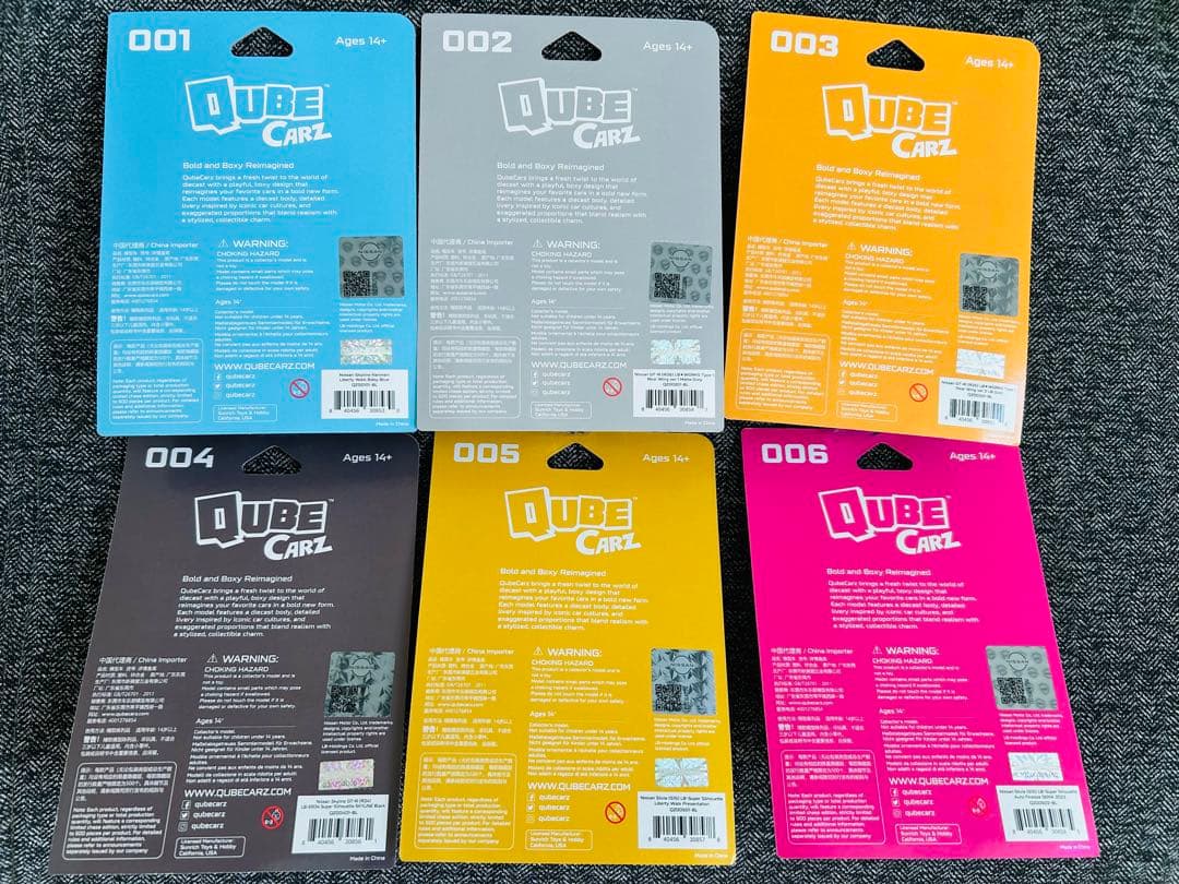 z*n様 MINI GT Qube Carz ミニカーセット 001-006 日