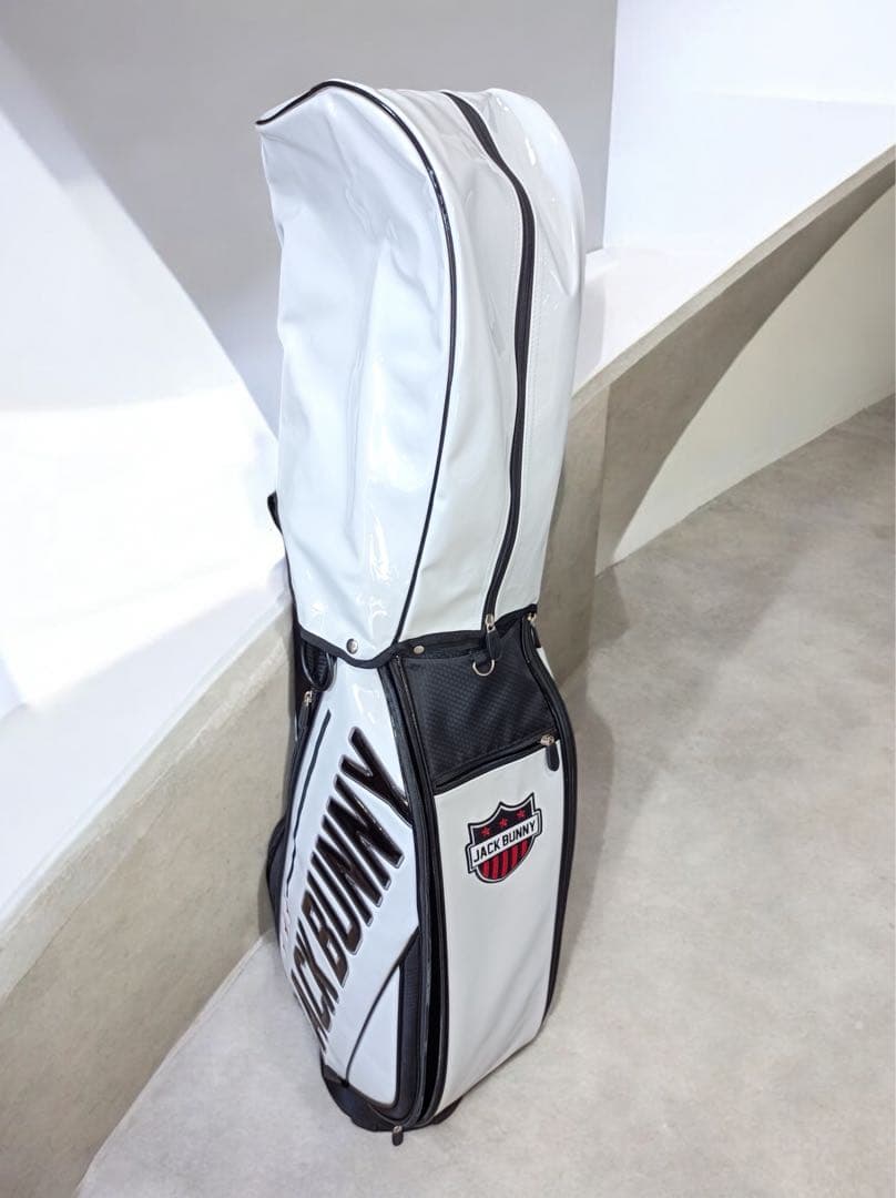 [F1879] JACK BUNNY キャディバッグ※欠損部分あり
