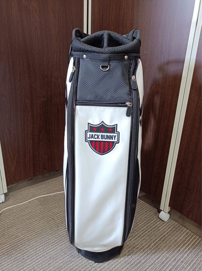 [F1879] JACK BUNNY キャディバッグ※欠損部分あり