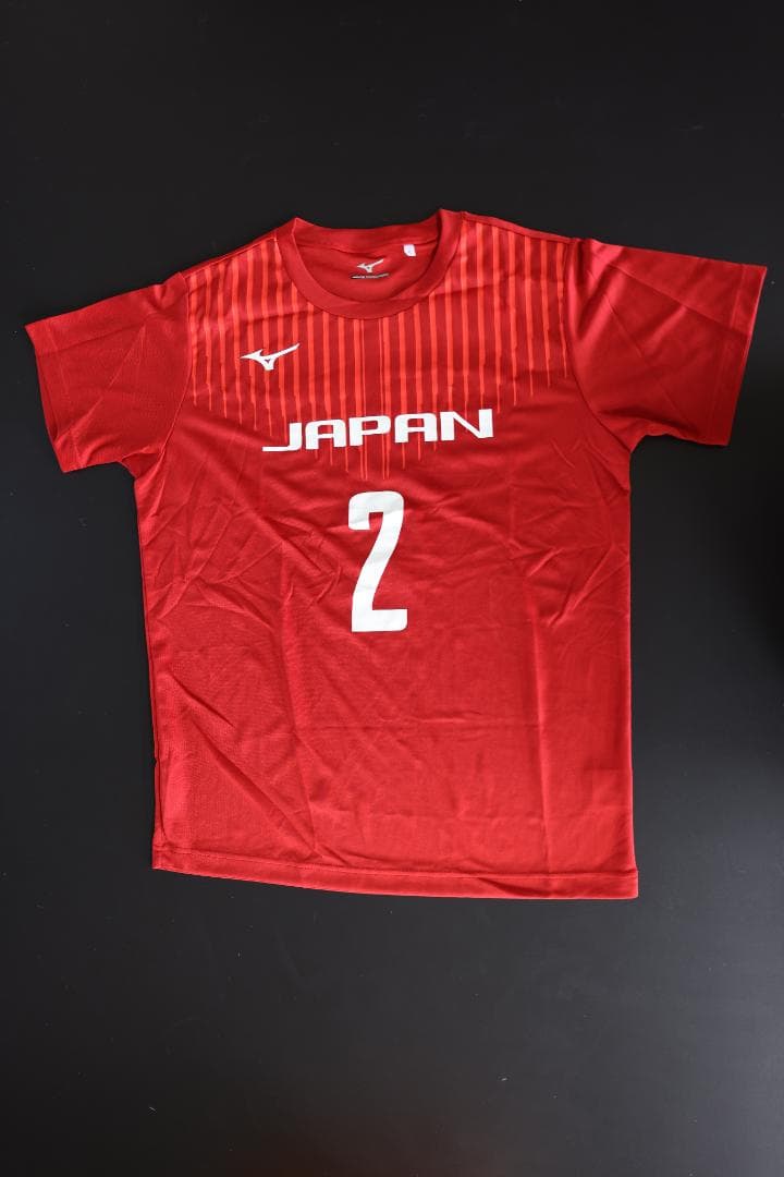 NECレッドロケッツ　日本代表　古賀選手　応援Tシャツ　背番号２　サイズXL