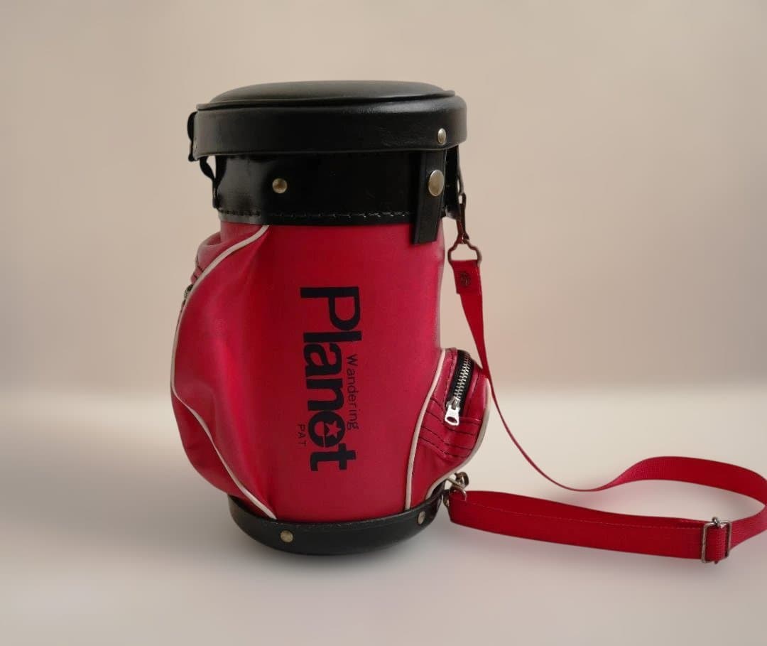 【希少中古】Wandering Planet ミニキャディーバッグ[赤]