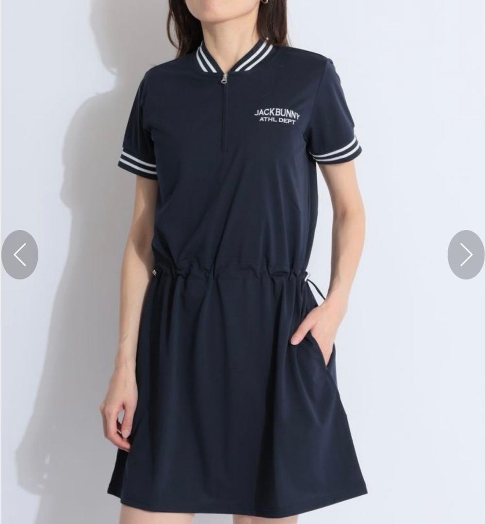 【新品】ジャックバニー　ネイビー ポロワンピース