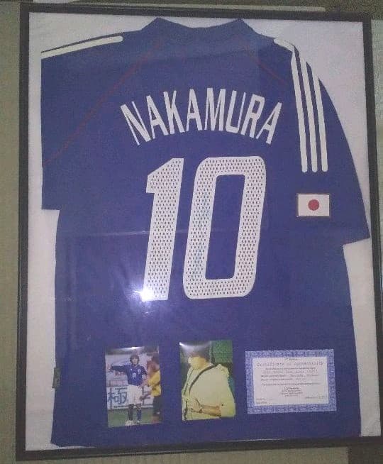 2002日本代表ユニホーム【中村俊輔さん サイン入り】