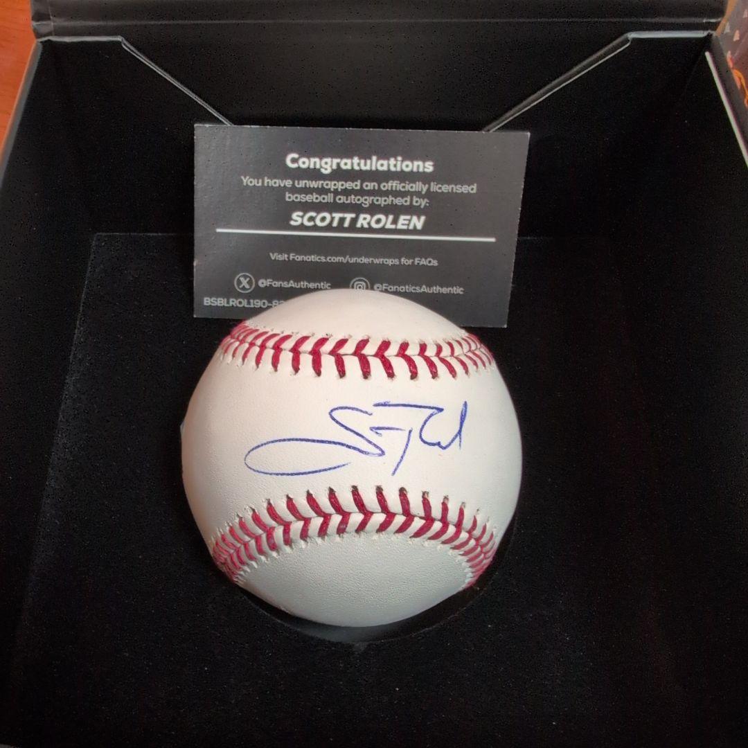 Fanatics Under Wraps スコット・ローレン　直筆サインボール