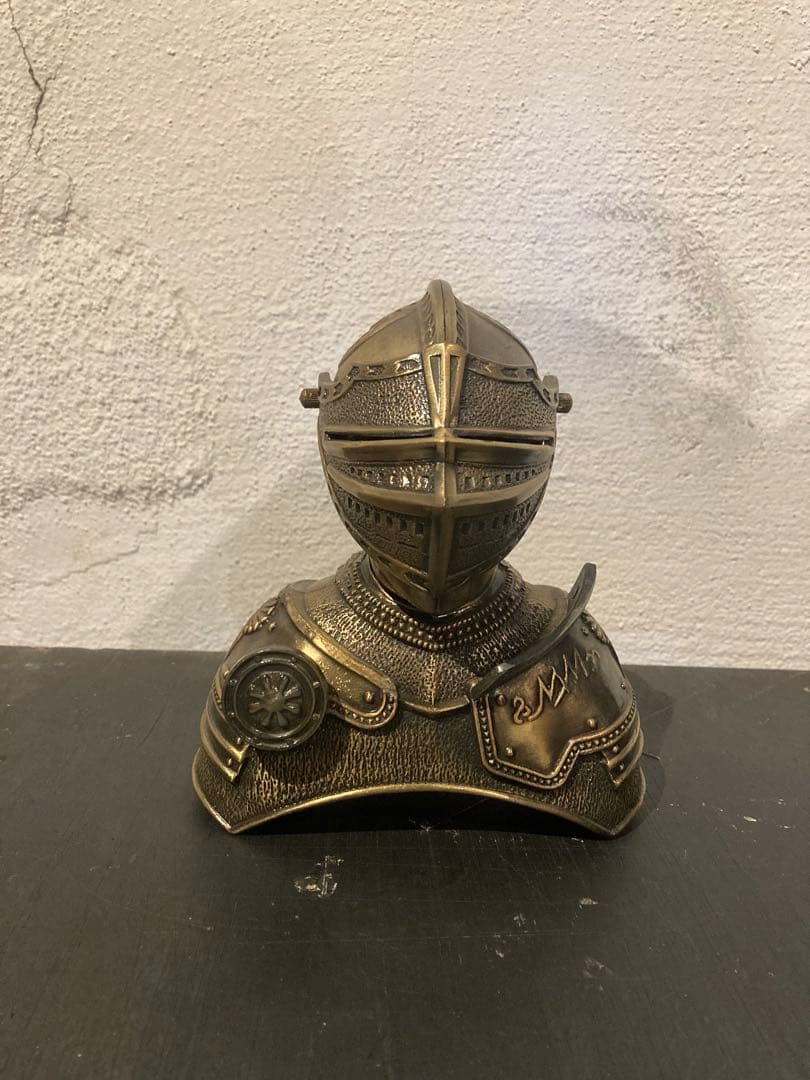 アルマニャック　ボトルカバー　部品外れ有　甲冑　金属製