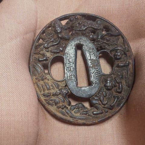 日本刀 鍔 彦根住宗典