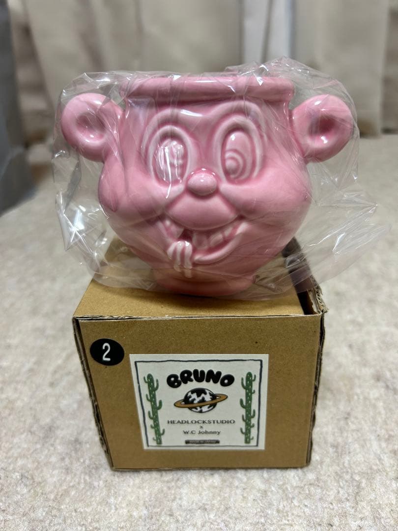 bruno headlockstudio wc johnny ピンクポット 希少