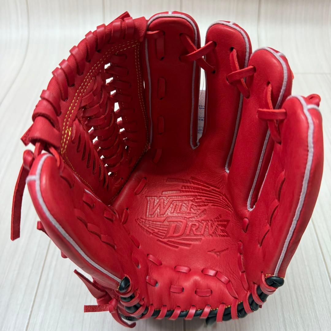ミズノ　少年軟式用ウィルドライブ レッド(2025)　オールラウンド用　右投げ