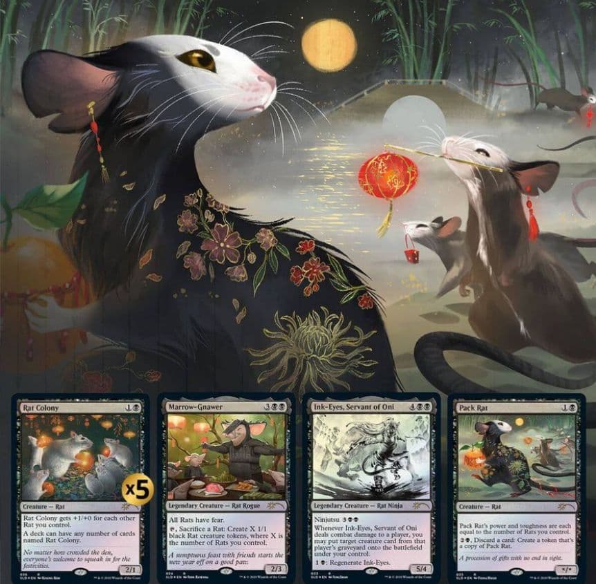 Secret Lair Year of the Rat mtg　マジック