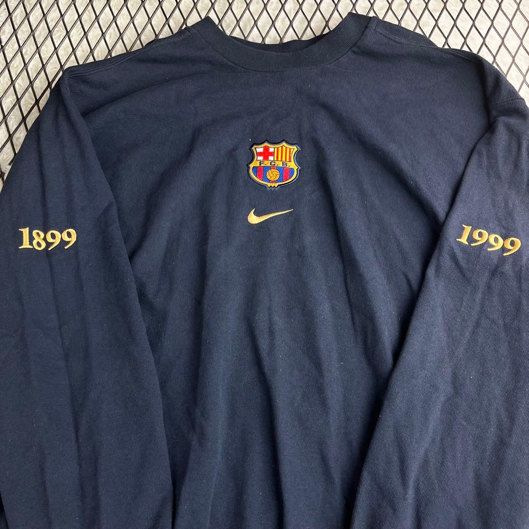 希少　ヴィンテージ　NIKE FCバルセロナ100周年記念 スエット　90年代