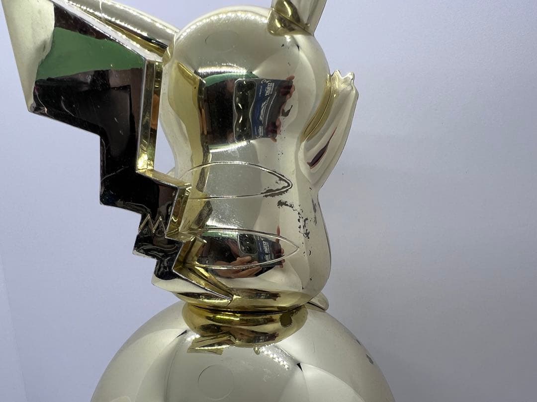 ポケモン電報 記念トロフィー ピカチュウ ゴールドカラー NTT 非売品