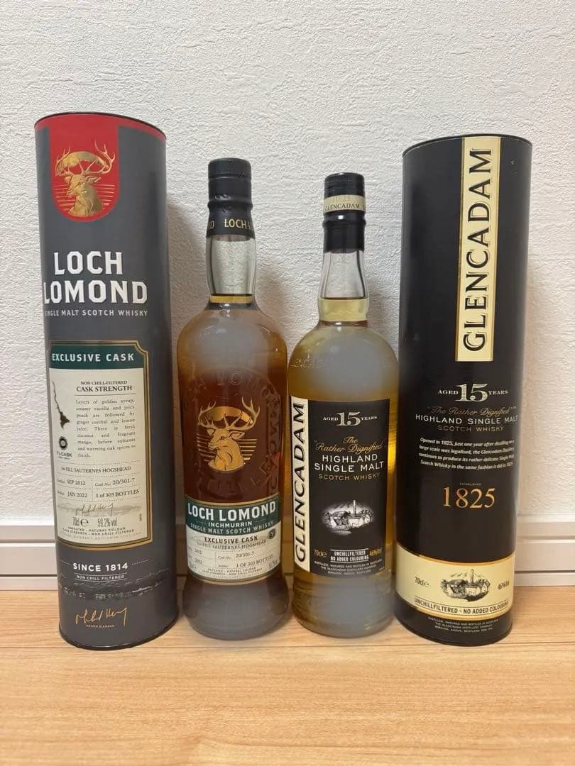 LOCH LOMOND & GLENCADAM ウイスキーセット