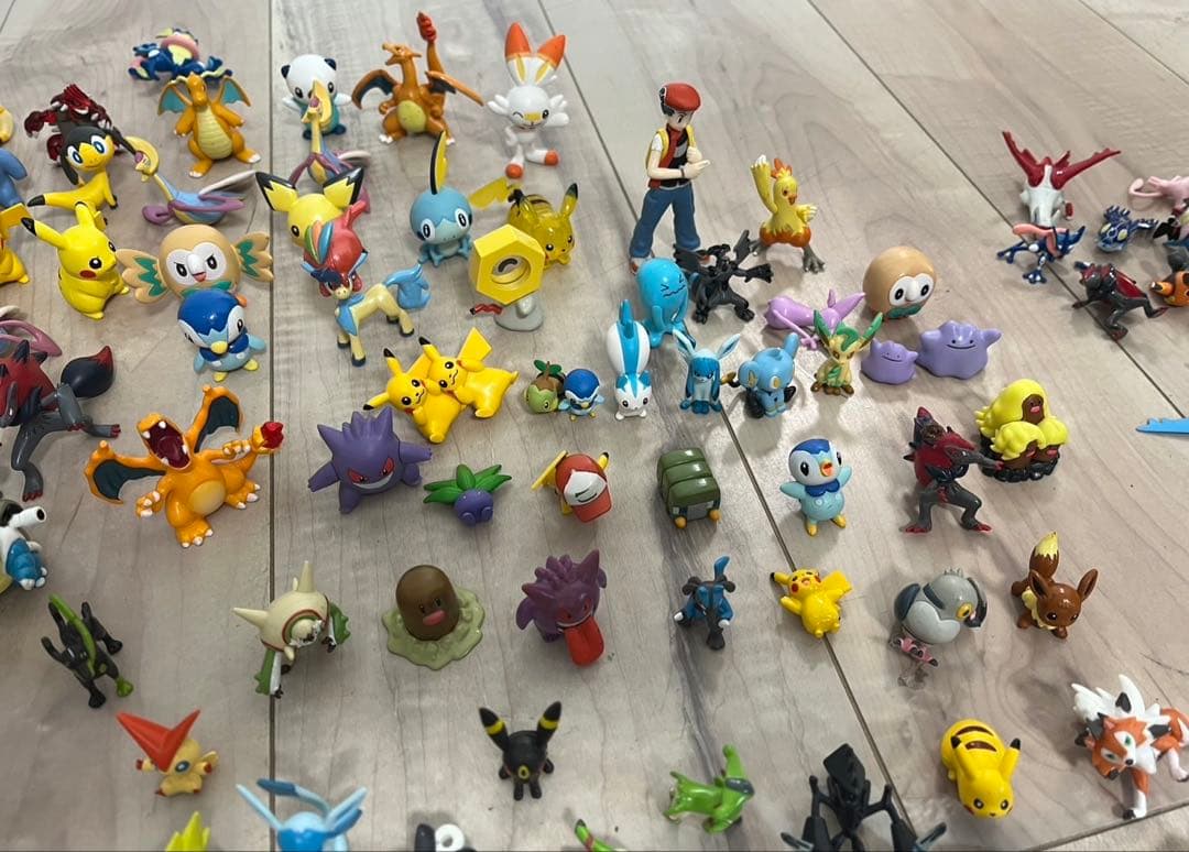 ポケモン　モンコレ スケールワールド　指人形クリア　フィギュア　ジャンク　レア