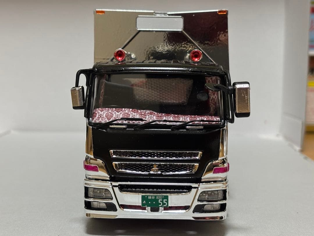 1/32 デコトラプラモデル スーパーグレート 4軸低床冷凍ウイング