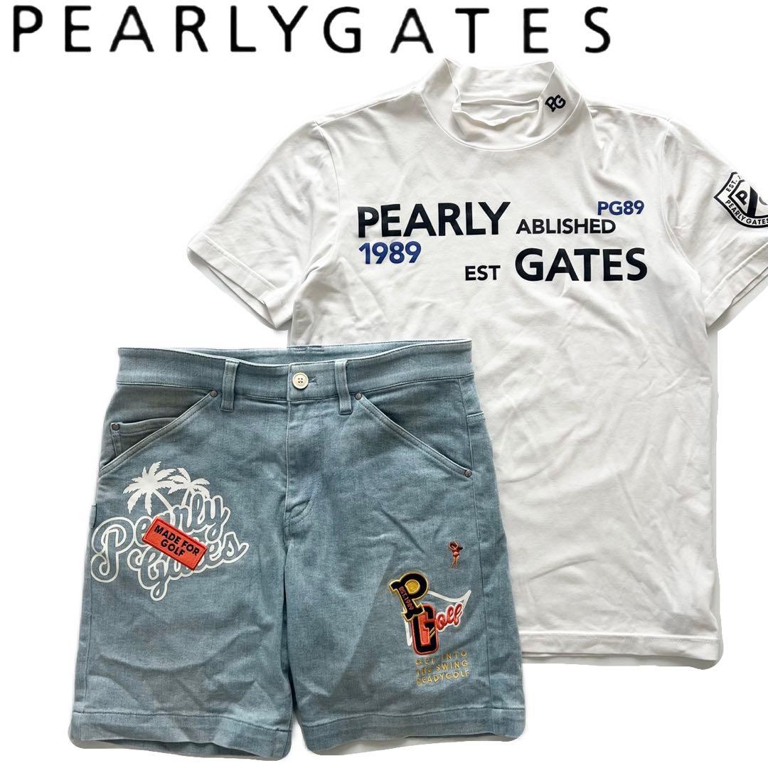 Pearlygates パーリーゲイツ　セットアップ　メンズ　シャツ　ズボン　3