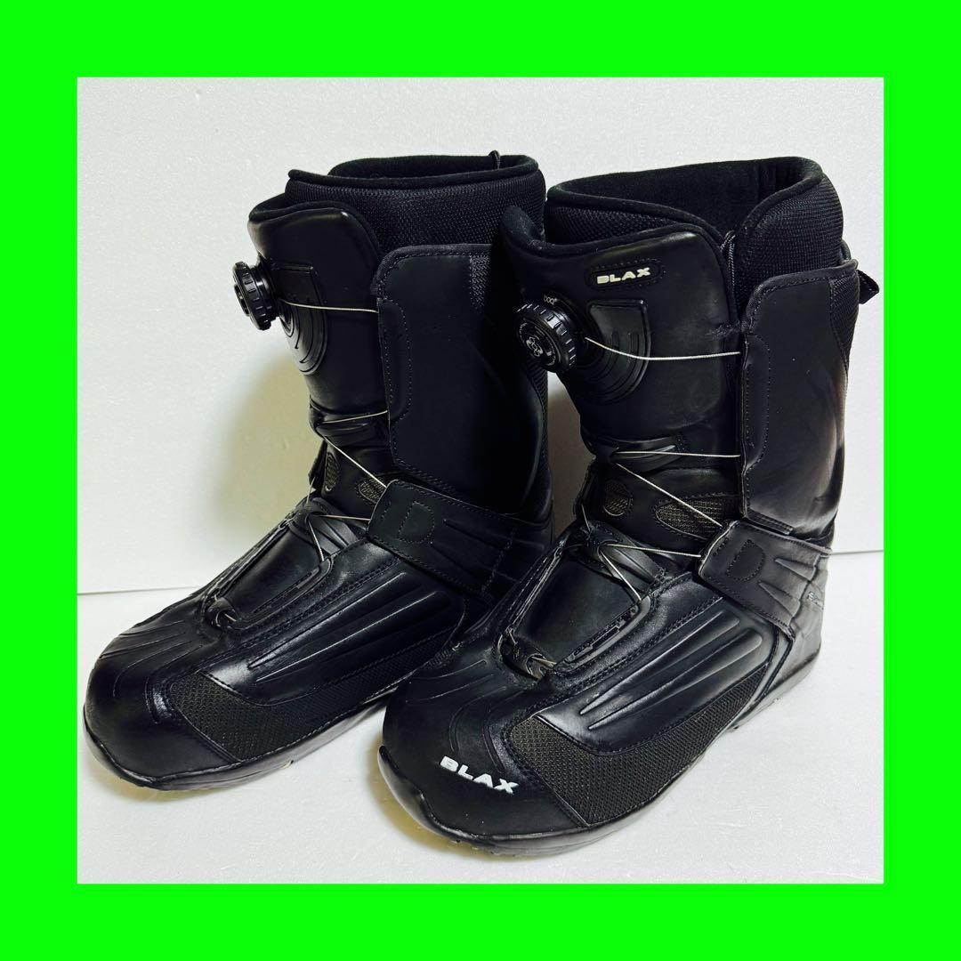 28cm BLAX スノーボードブーツ ブラック 男性用　黒色初心者２８ＣＭ